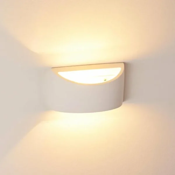 hofstein Applique murale Braslo Blanc, 1 lumière* Lampes Modernes