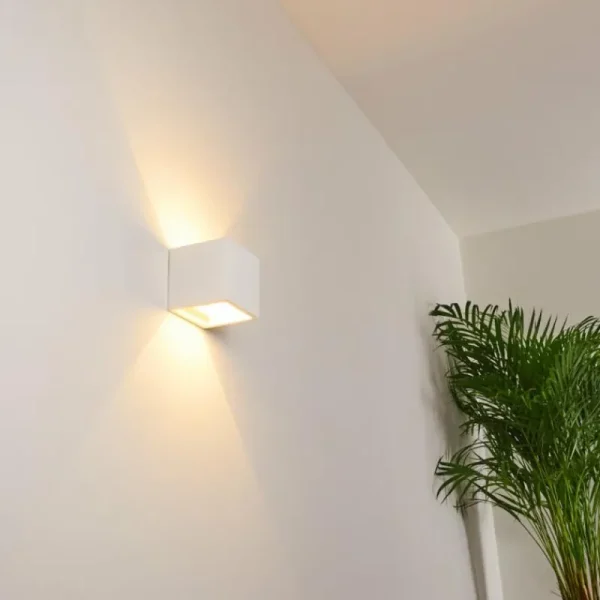 hofstein Applique murale Braslo Blanc, 1 lumière* Lampes Modernes