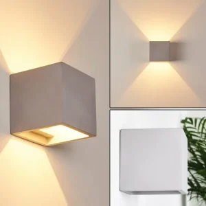 hofstein Applique murale Braslo Gris, 1 lumière* Lampes Modernes