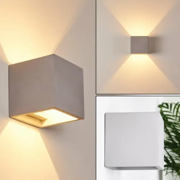 hofstein Applique murale Braslo Gris, 1 lumière* Lampes Modernes