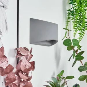 hofstein Applique murale Braslo Gris, 1 lumière* Lampes Modernes