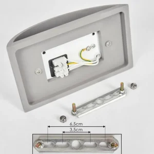 hofstein Applique murale Braslo Gris, 1 lumière* Lampes Modernes