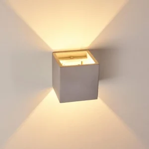 hofstein Applique murale Braslo Gris, 1 lumière* Lampes Modernes