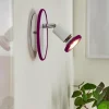 hofstein Applique murale Cabri LED Chrome, Lila, Blanc, 1 lumière* Lampes Modernes