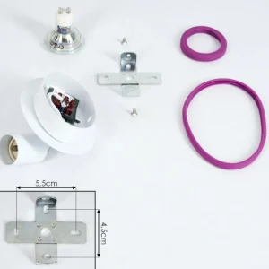 hofstein Applique murale Cabri LED Chrome, Lila, Blanc, 1 lumière* Lampes Modernes