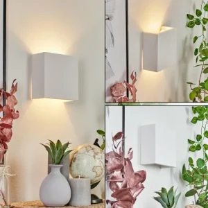 hofstein Applique murale Calama Blanc, 1 lumière* Lampes Modernes