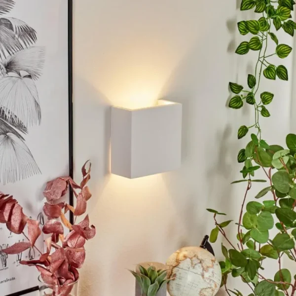 hofstein Applique murale Calama Blanc, 1 lumière* Lampes Modernes