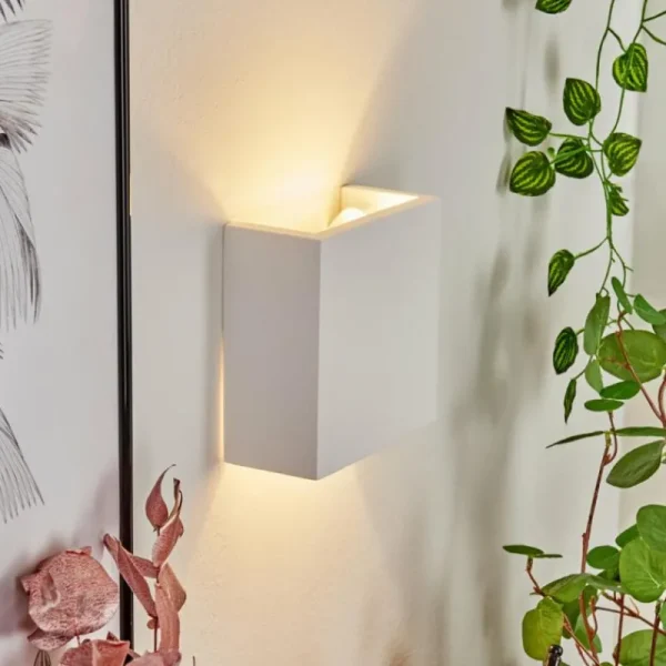 hofstein Applique murale Calama Blanc, 1 lumière* Lampes Modernes