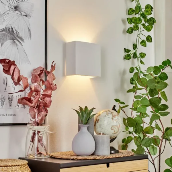 hofstein Applique murale Calama Blanc, 1 lumière* Lampes Modernes