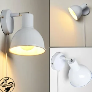 hofstein Applique murale Caney Blanc, 1 lumière* Lampes Modernes
