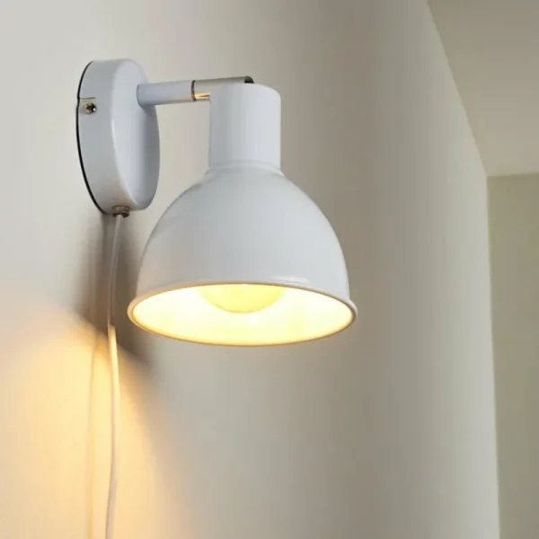 hofstein Applique murale Caney Blanc, 1 lumière* Lampes Modernes