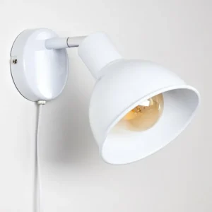 hofstein Applique murale Caney Blanc, 1 lumière* Lampes Modernes