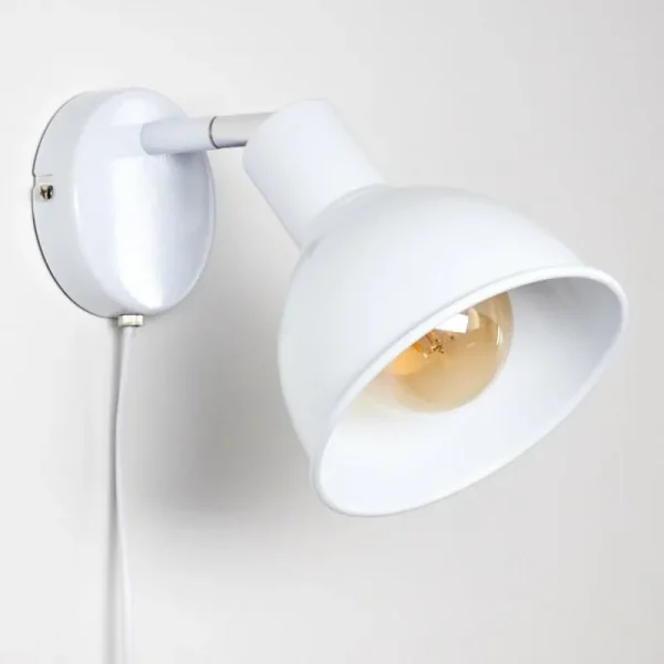 hofstein Applique murale Caney Blanc, 1 lumière* Lampes Modernes
