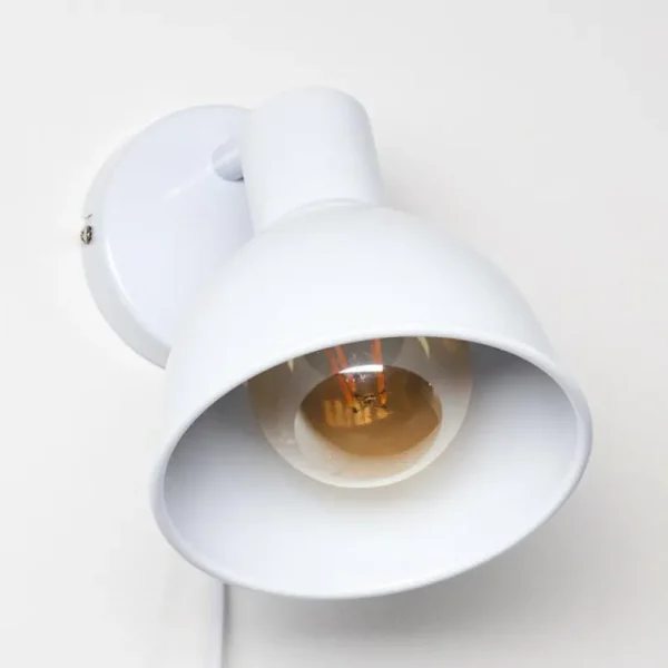 hofstein Applique murale Caney Blanc, 1 lumière* Lampes Modernes