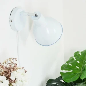 hofstein Applique murale Caney Chrome, Blanc, 1 lumière* Lampes Modernes