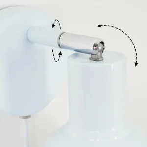 hofstein Applique murale Caney Chrome, Blanc, 1 lumière* Lampes Modernes