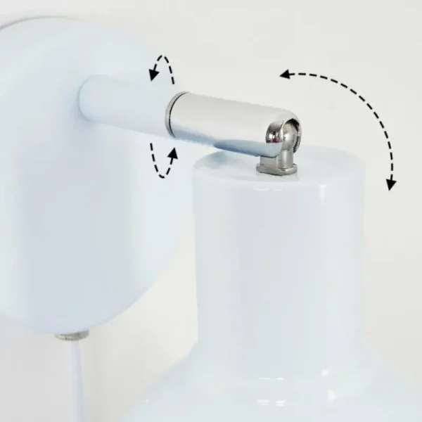 hofstein Applique murale Caney Chrome, Blanc, 1 lumière* Lampes Modernes
