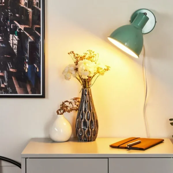 hofstein Applique murale Caney Chrome, Vert, 1 lumière* Lampes Modernes
