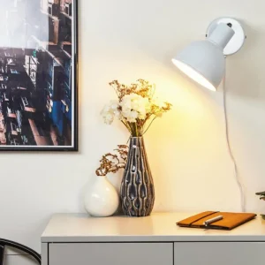 hofstein Applique murale Caney Chrome, Blanc, 1 lumière* Lampes Modernes