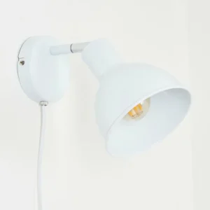 hofstein Applique murale Caney Chrome, Blanc, 1 lumière* Lampes Modernes