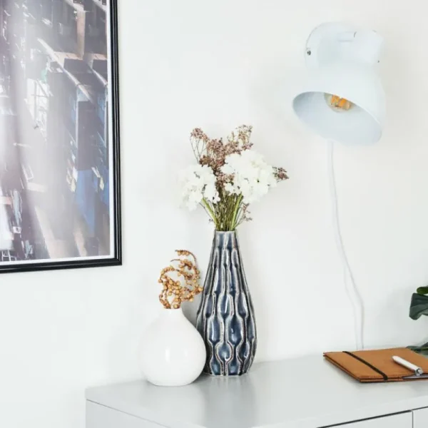 hofstein Applique murale Caney Chrome, Blanc, 1 lumière* Lampes Modernes