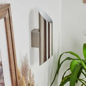 hofstein Applique murale Cann LED Nickel mat, 2 lumières* Lampes Modernes