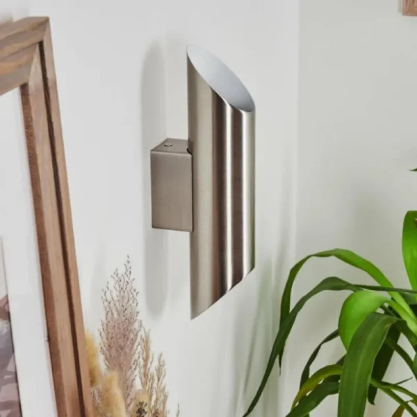 hofstein Applique murale Cann LED Nickel mat, 2 lumières* Lampes Modernes