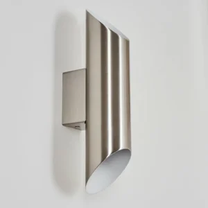 hofstein Applique murale Cann LED Nickel mat, 2 lumières* Lampes Modernes