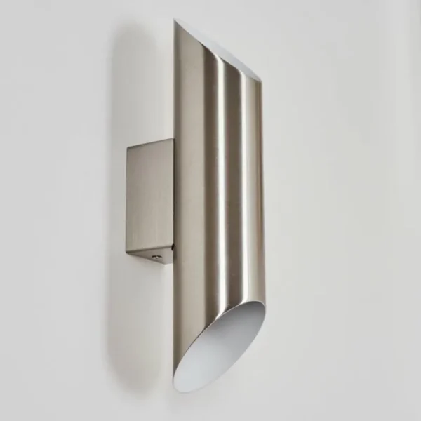 hofstein Applique murale Cann LED Nickel mat, 2 lumières* Lampes Modernes