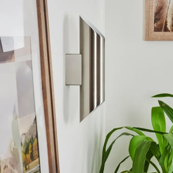 hofstein Applique murale Cann LED Nickel mat, 2 lumières* Lampes Modernes
