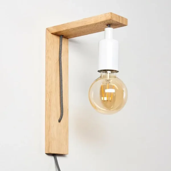 hofstein Applique murale Canoe Bois clair, 1 lumière* Lampes Modernes