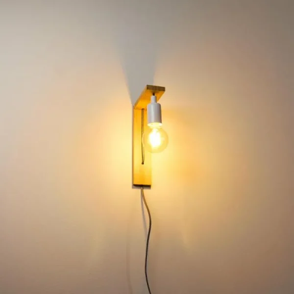 hofstein Applique murale Canoe Bois clair, 1 lumière* Lampes Modernes