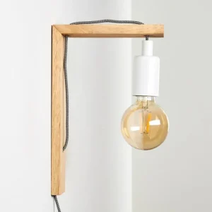 hofstein Applique murale Canoe Bois clair, 1 lumière* Lampes Modernes