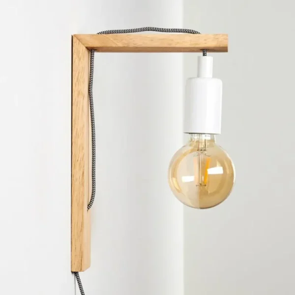 hofstein Applique murale Canoe Bois clair, 1 lumière* Lampes Modernes