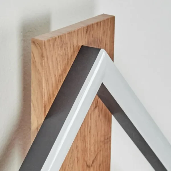 hofstein Applique murale Cascade LED Brun, Couleur bois, Noir, 1 lumière* Lampes Modernes