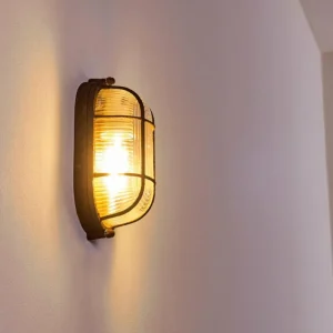 hofstein Applique murale Catawba Rouille, 1 lumière* Lampes En Verre