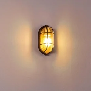 hofstein Applique murale Catawba Rouille, 1 lumière* Lampes En Verre