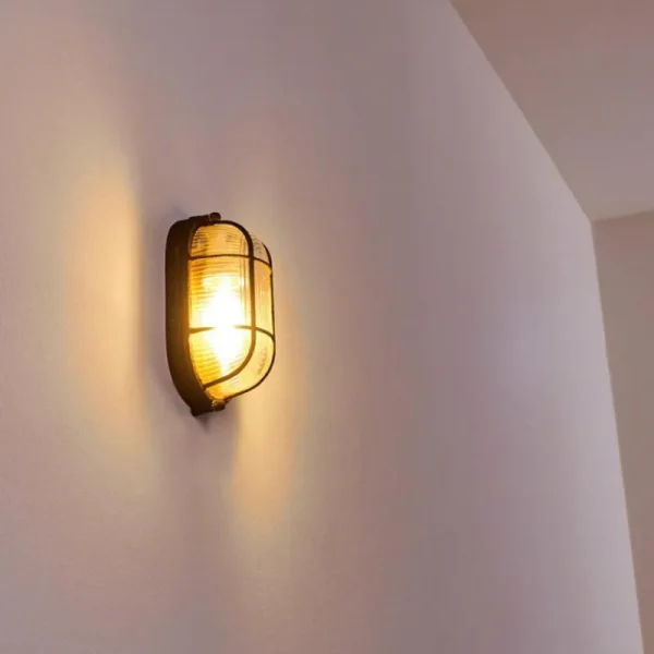 hofstein Applique murale Catawba Rouille, 1 lumière* Lampes En Verre