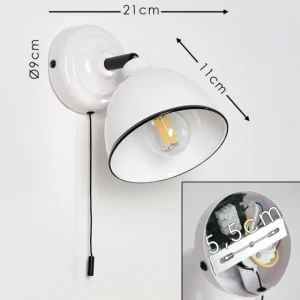 hofstein Applique murale Catharine Blanc, 1 lumière* Lampes Modernes