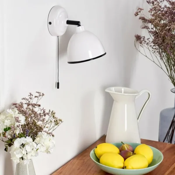 hofstein Applique murale Catharine Blanc, 1 lumière* Lampes Modernes