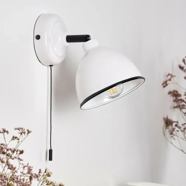 hofstein Applique murale Catharine Blanc, 1 lumière* Lampes Modernes
