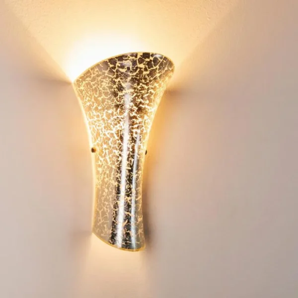 hofstein Applique murale Chieti Blanc, 1 lumière* Lampes En Verre