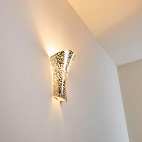 hofstein Applique murale Chieti Blanc, 1 lumière* Lampes En Verre