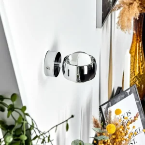hofstein Applique murale chrome Sapri Chrome, 1 lumière* Lampes En Verre