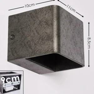 hofstein Applique murale Chuitna LED Nickel mat, 1 lumière* Lampes Modernes