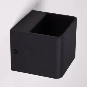 hofstein Applique murale Chuitna LED Noir, 1 lumière* Lampes Modernes