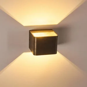 hofstein Applique murale Chuitna LED Nickel mat, 1 lumière* Lampes Modernes