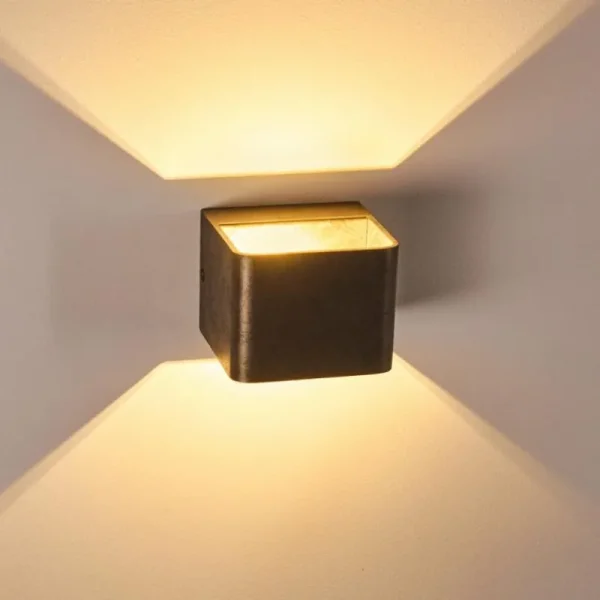 hofstein Applique murale Chuitna LED Nickel mat, 1 lumière* Lampes Modernes