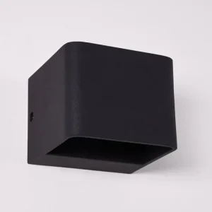 hofstein Applique murale Chuitna LED Noir, 1 lumière* Lampes Modernes