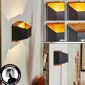 hofstein Applique murale Clarens LED Écru, Noir, 1 lumière* Lampes Modernes